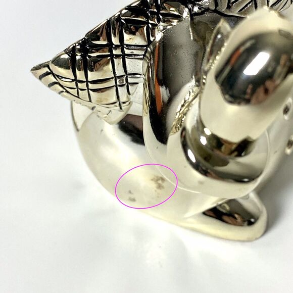 Snowman Silver Plated Wine Bottle Holder - Christmas Holiday Hosting Hostess - Picture 11 of 11